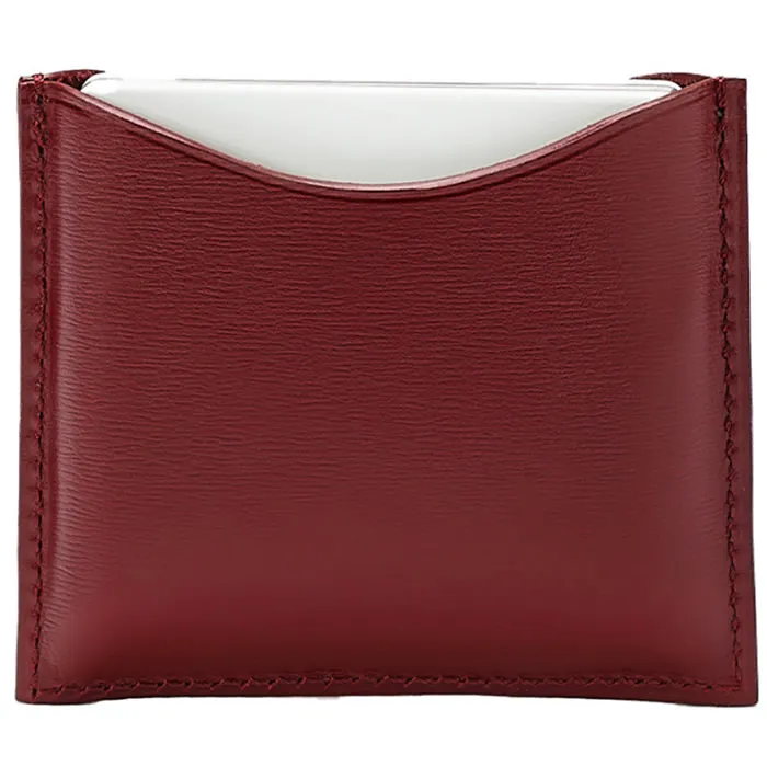 La Bouche Rouge Chocolate Leather Compact Case