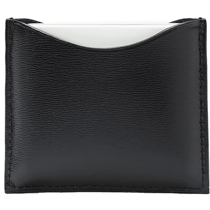 La Bouche Rouge Black Leather Compact Case