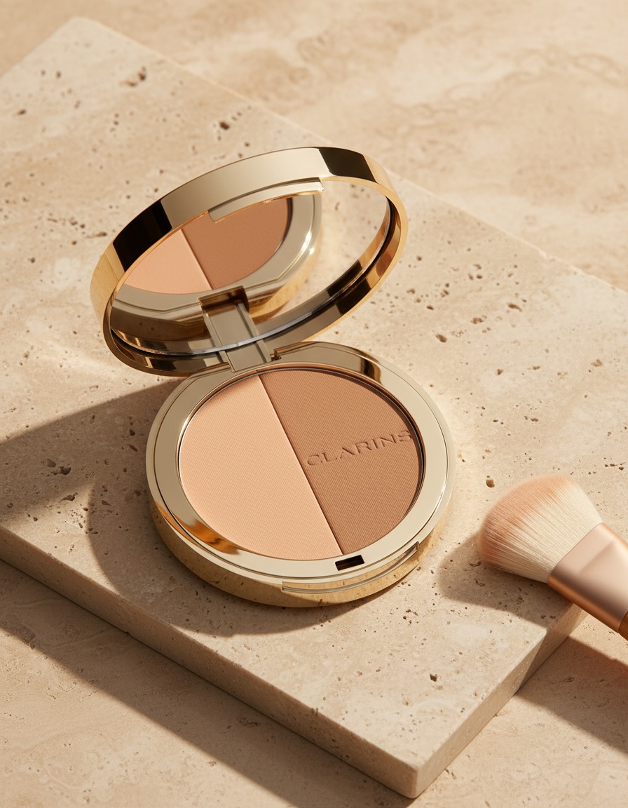 Clarins EVER BRONZE duo poudre bronzante #02 - Afbeelding 2