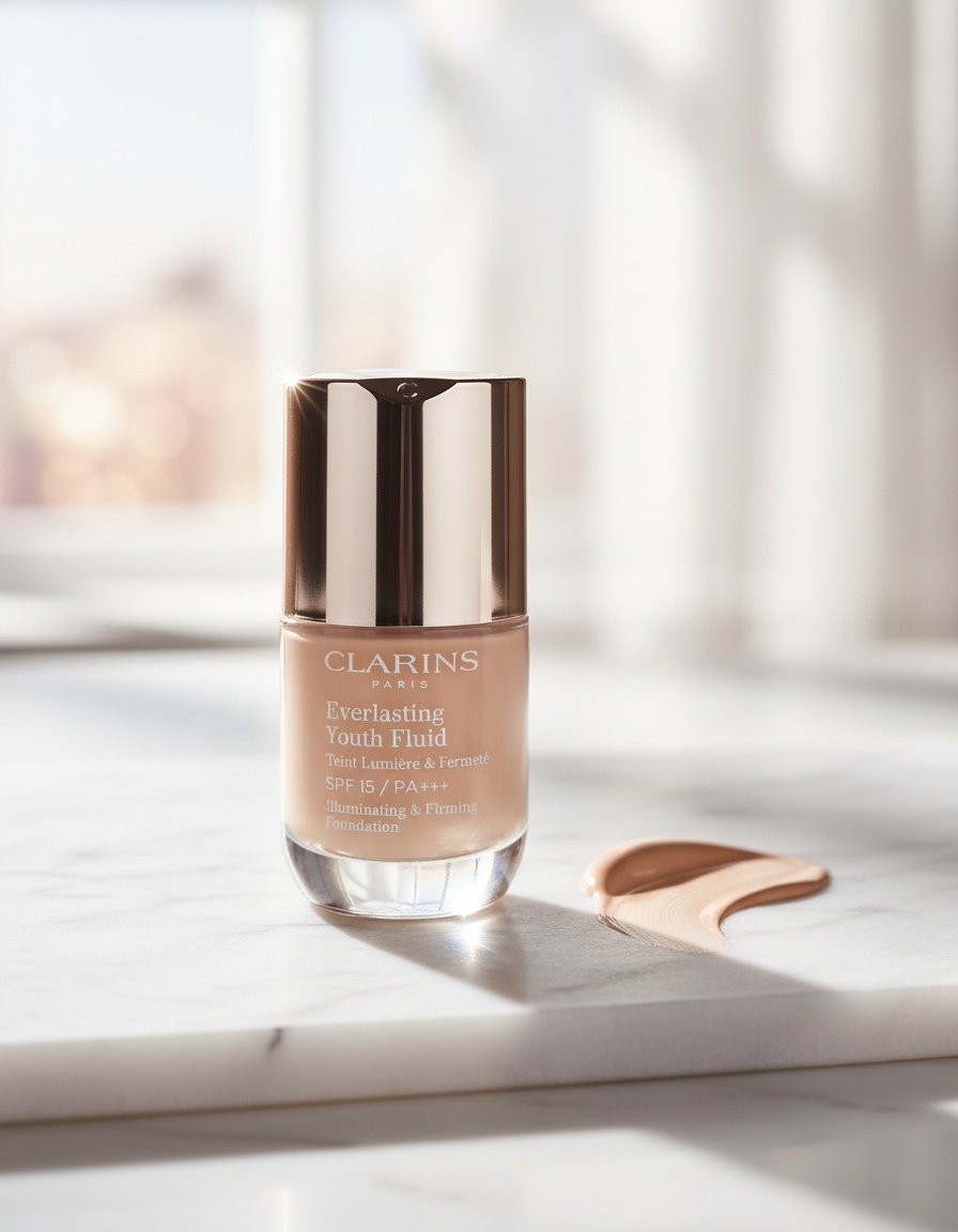 Clarins EVERLASTING YOUTH fluid #109 -wheat - Afbeelding 2