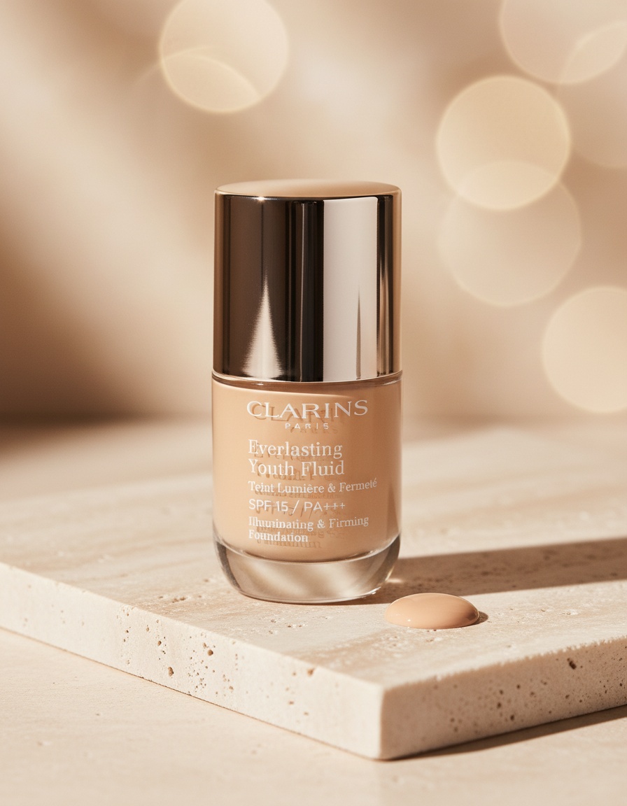 Clarins EVERLASTING YOUTH fluid #110-honey - Afbeelding 2