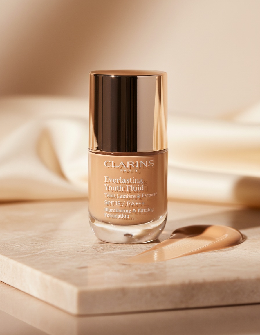 Clarins EVERLASTING YOUTH fluid #113 -chestnut - Afbeelding 2
