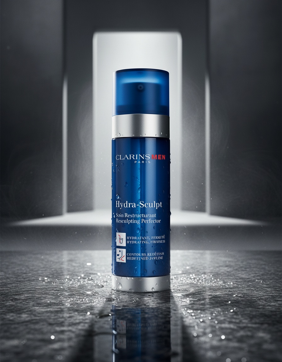 Clarins MEN hydra-sculpt gel crema hidratante reestructurante 50 ml - Afbeelding 2