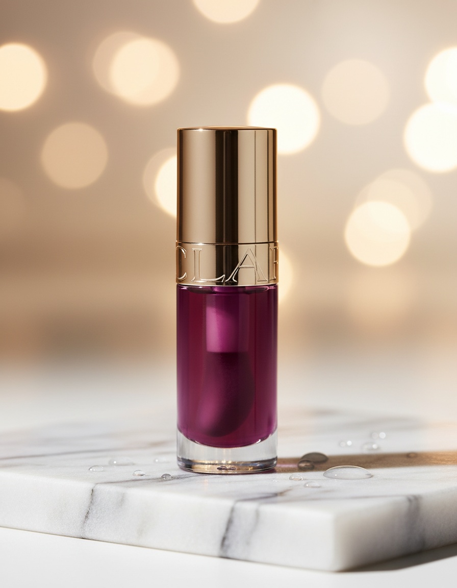 Clarins LIP COMFORT lip oil #10-plum 7 ml - Afbeelding 2