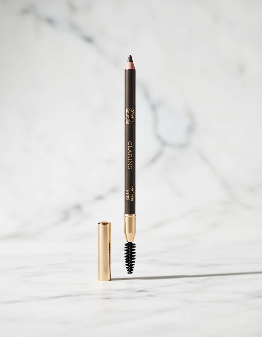 Clarins EYEBROW PENCIL #01-dark brown 1.3 gr - Afbeelding 2