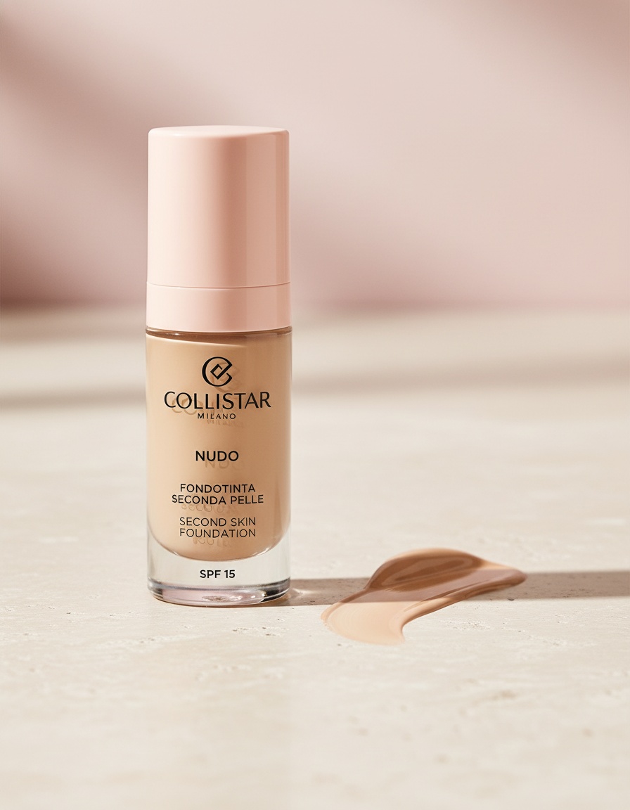 Collistar NUDO second skin foundation SPF15 #2R-beige rosato 30 ml - Afbeelding 2