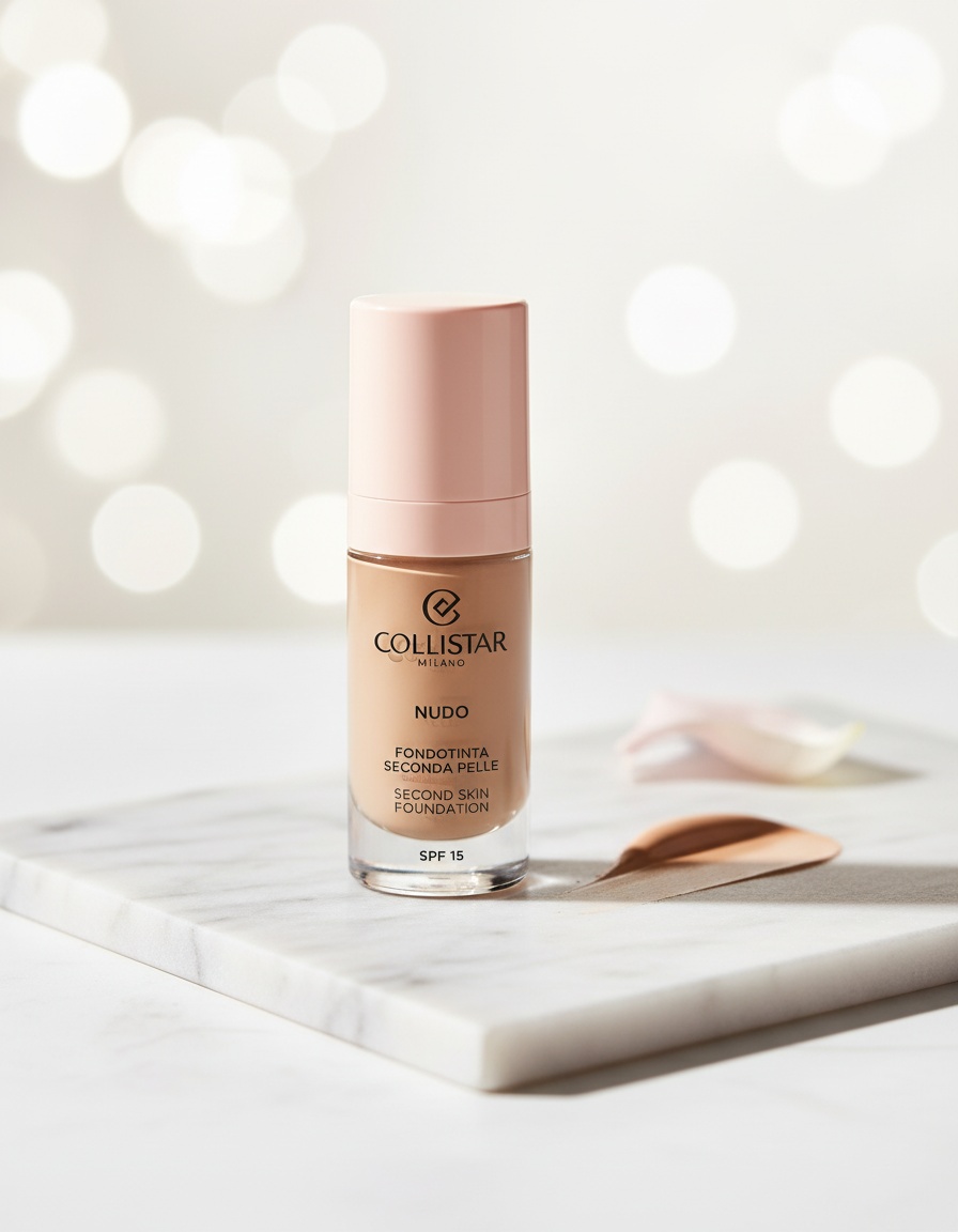 Collistar NUDO second skin foundation SPF15 #3R-naturale rosato 30 ml - Afbeelding 2