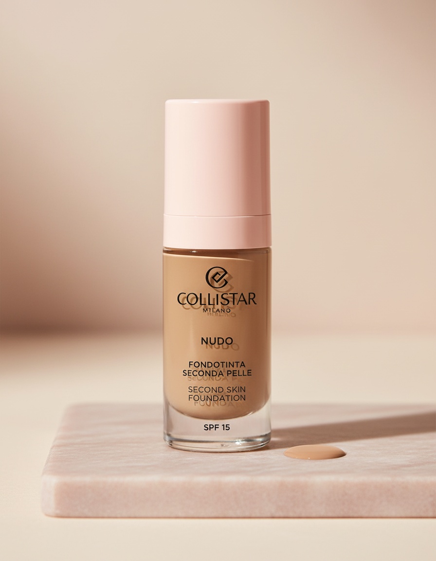 Collistar NUDO second skin foundation SPF15 #3G-naturale dorato 30 ml - Afbeelding 2