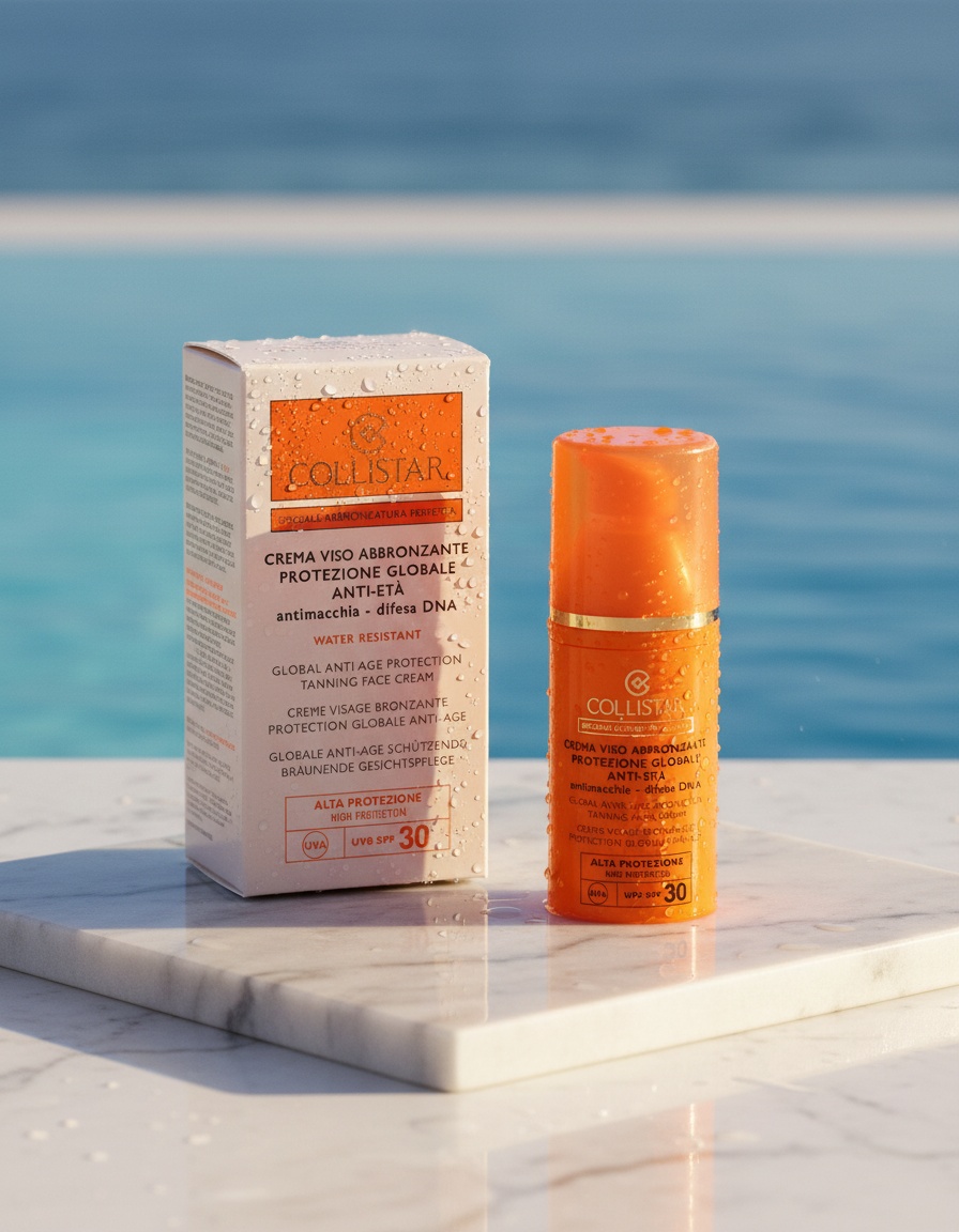 Collistar CREMA ROSTRO bronceadora protección global antiedad SPF30 50 ml - Afbeelding 2