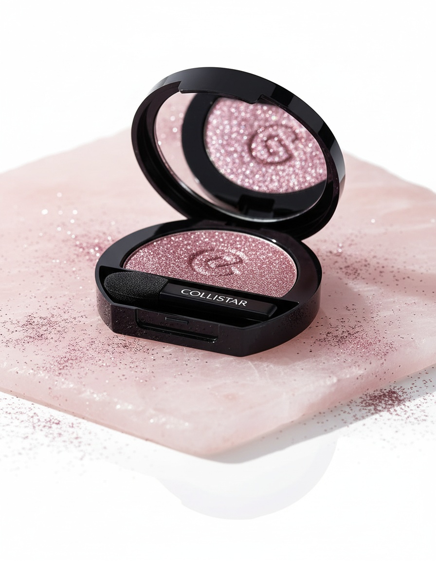 Collistar IMPECCABLE refill compact eye shadow #310-burgundy frost - Afbeelding 2