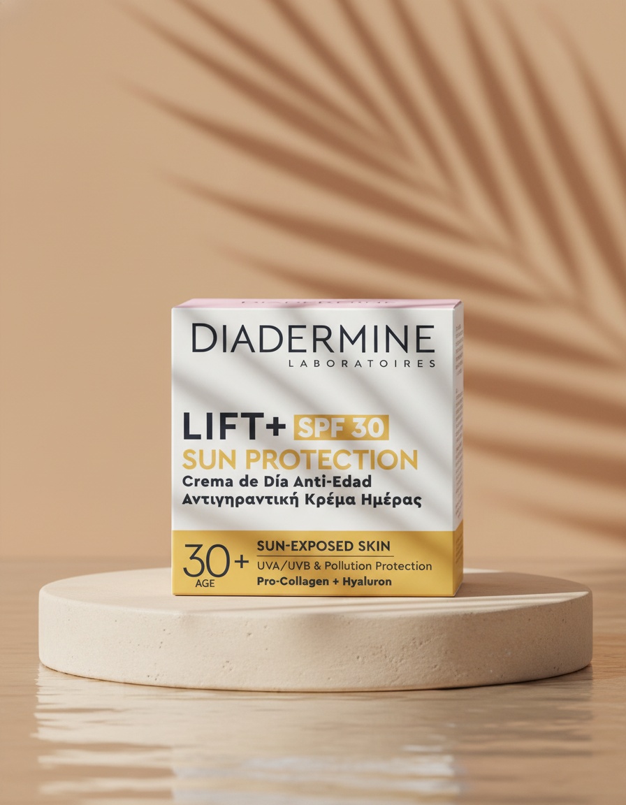 Diadermine LIFT + SUNSCREEN SPF30 anti-wrinkle day cream 50 ml - Afbeelding 2