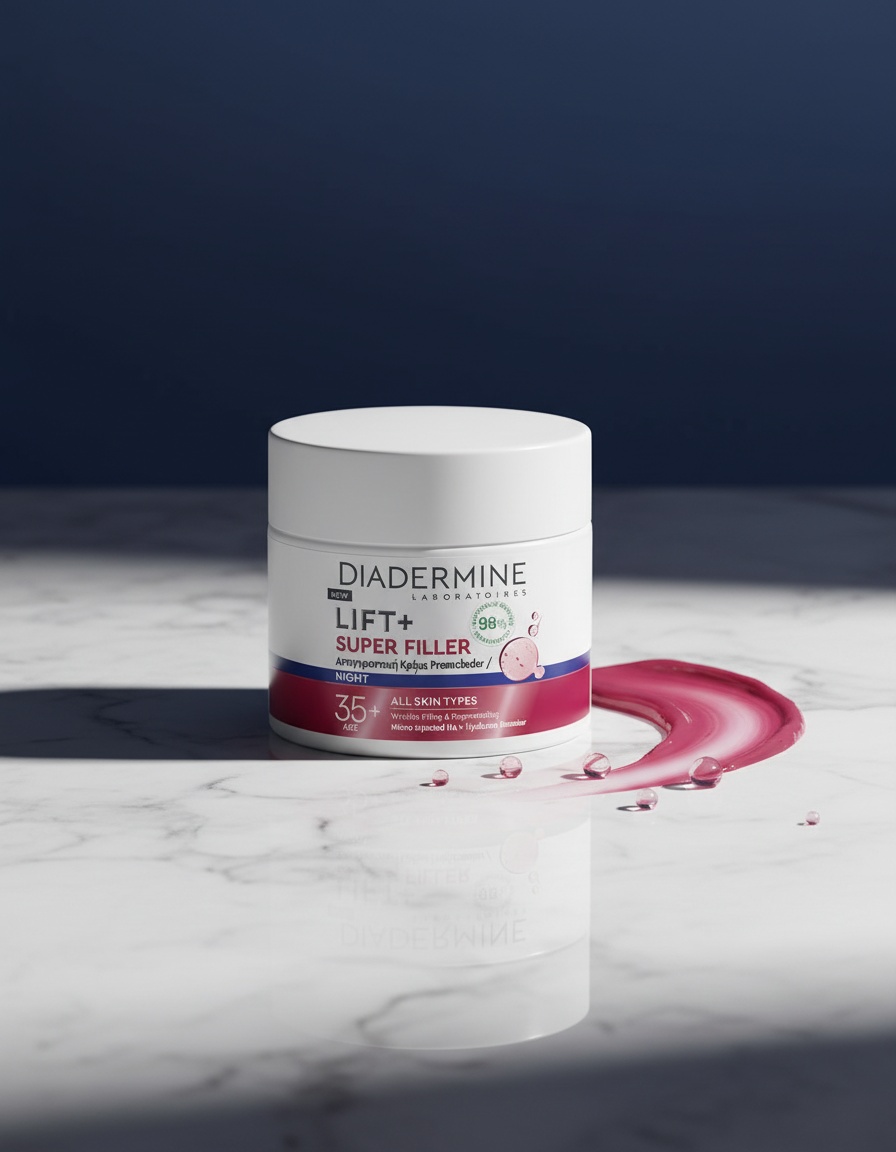 Diadermine LIFT + SUPER FILLER plumping night cream 50 ml - Afbeelding 2