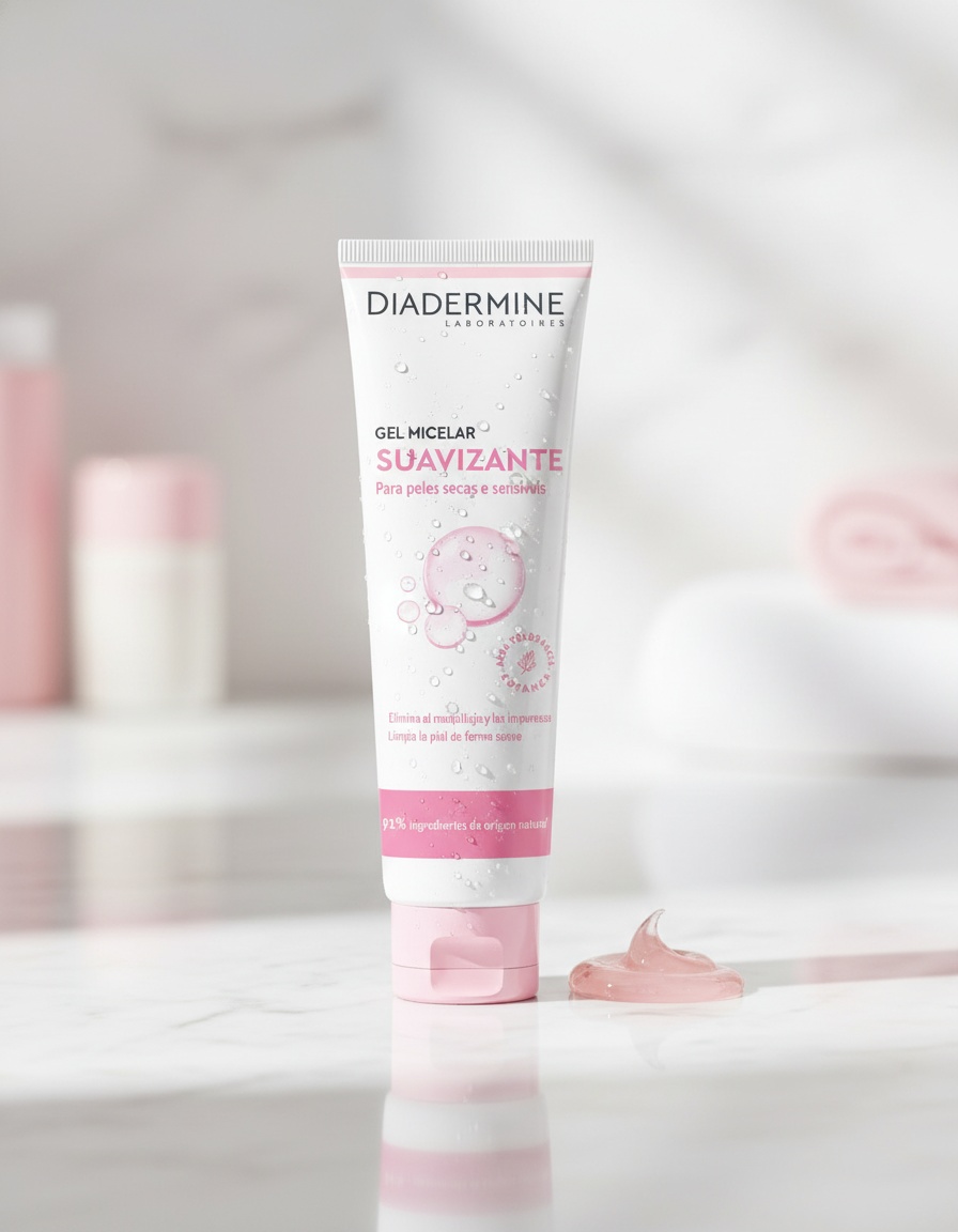 Diadermine GEL MICELAR GEL dry and sensitive skin 150 ml - Afbeelding 2