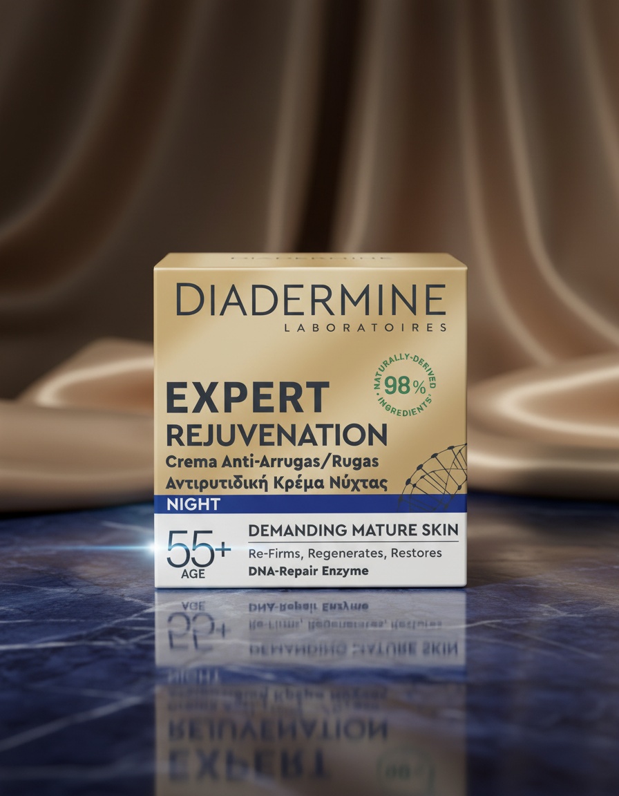 Diadermine EXPERT REJUVENECEDOR piel madura crema noche 50 ml - Afbeelding 2