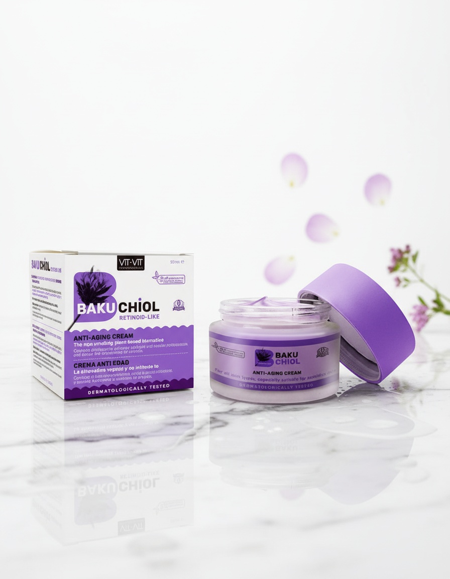 Diet Esthetic VIT VIT COSMECEUTICALS BAKUCHIOL ant-aging cream 50 ml - Afbeelding 2