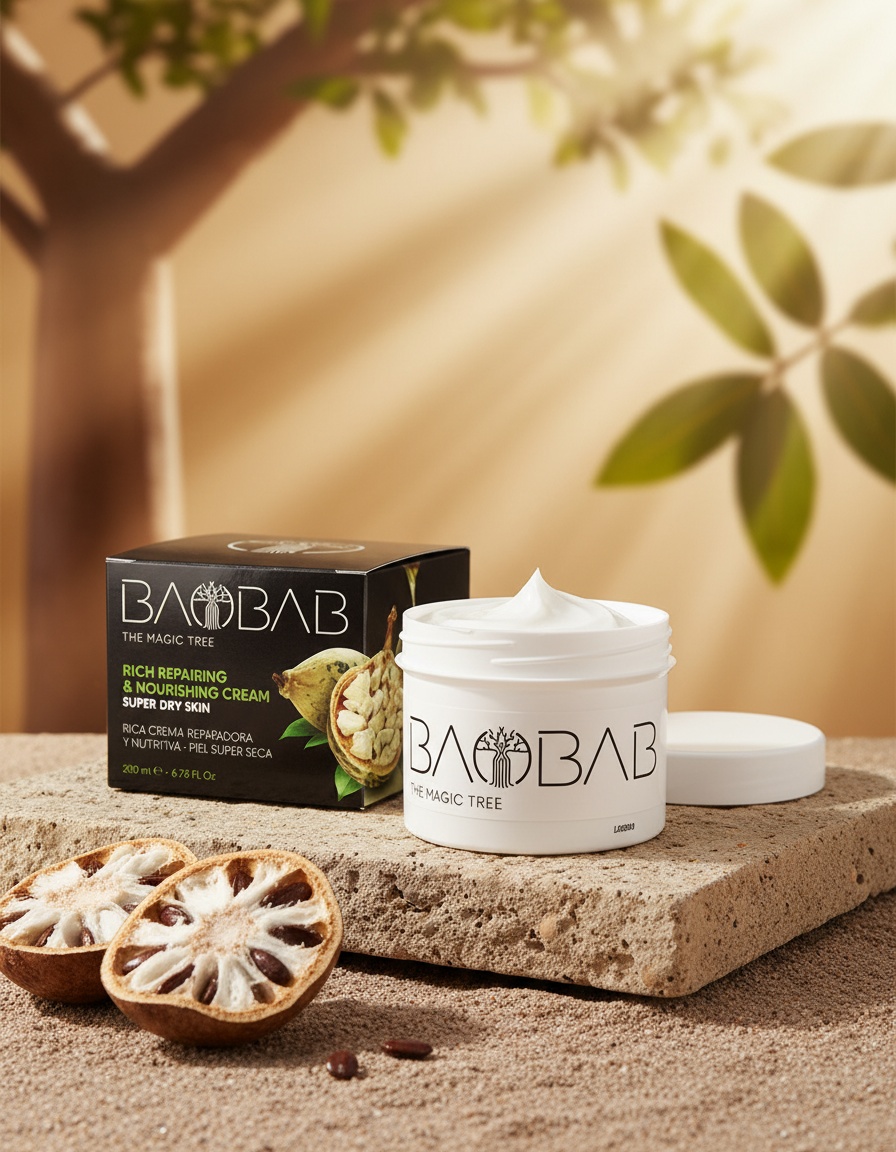 Diet Esthetic BAOBAB rich repair moisturiser-super dry skin cream 200 ml - Afbeelding 2