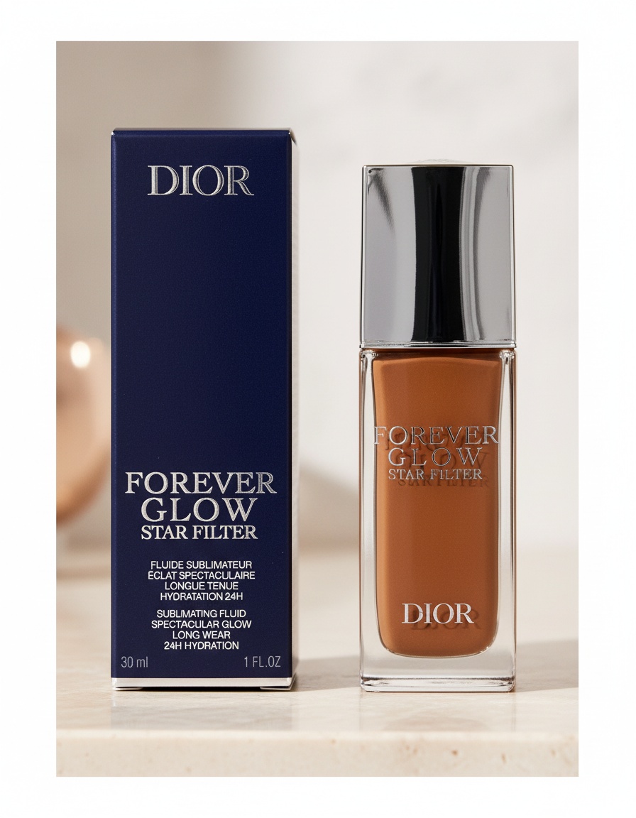 DIOR FOREVER GLOW STAR filter fluid #7N 1 u - Afbeelding 2