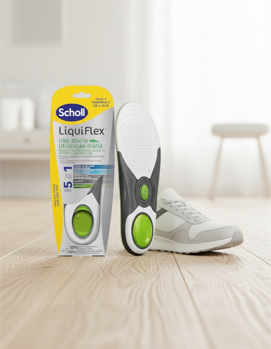 Scholl LIQUIFLEX insoles daily support #Size 35.5-40.5 1 u - Afbeelding 3