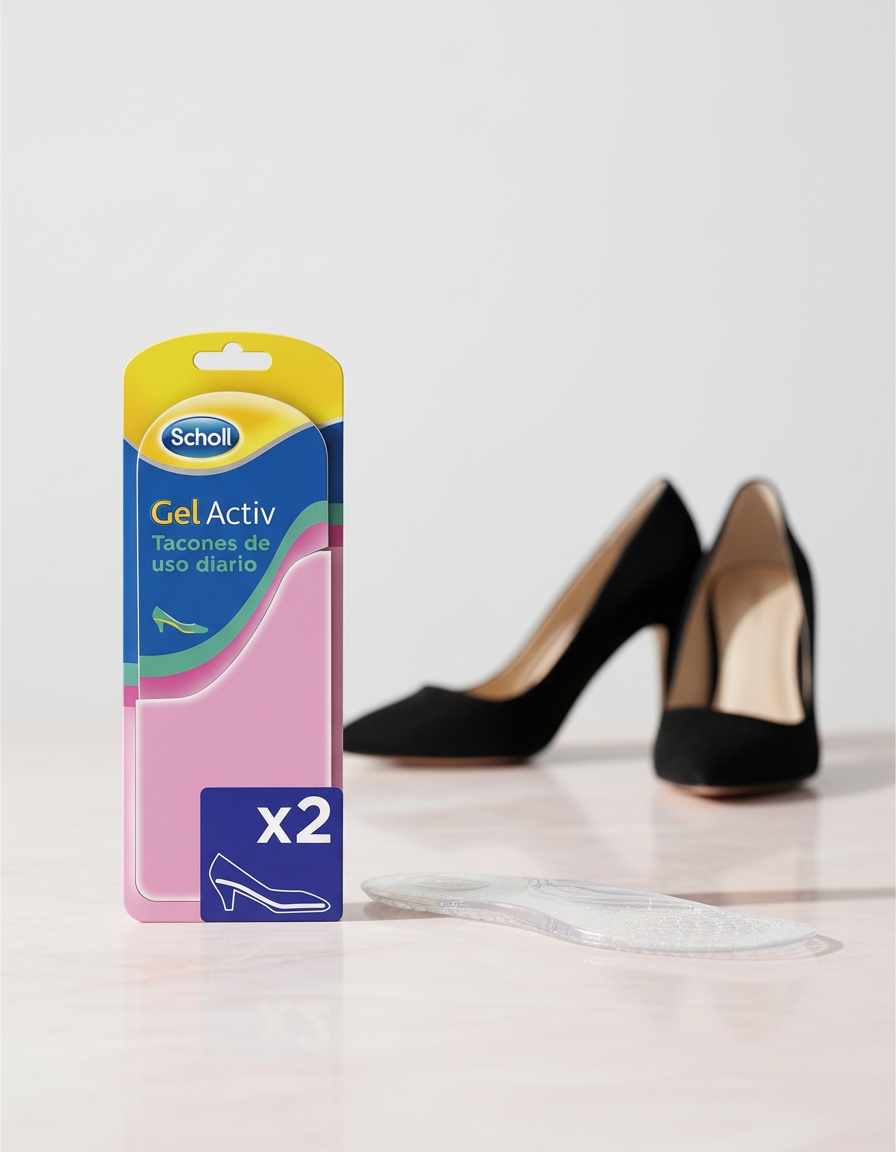 Scholl GEL ACTIV heel insoles for daily use #Size 35 - 40.5 1 u - Afbeelding 3