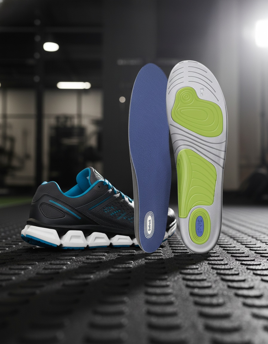 Scholl GEL ACTIV SPORT women's insoles cushioning and odor absorption #Size 35.5-40.5 1 u - Afbeelding 2