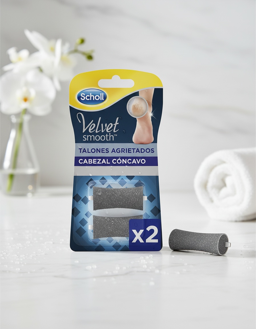 Scholl VELVET SMOOTH file for cracked heels replacement 2 units - Afbeelding 3