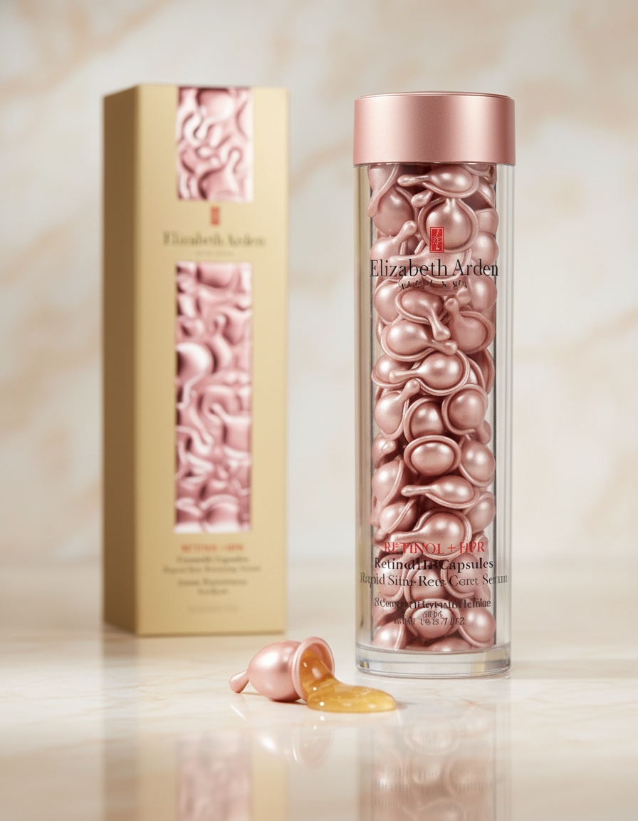 Elizabeth Arden RETINOL + HPR wrinkle smoothing serum in capsules 90 units - Afbeelding 2