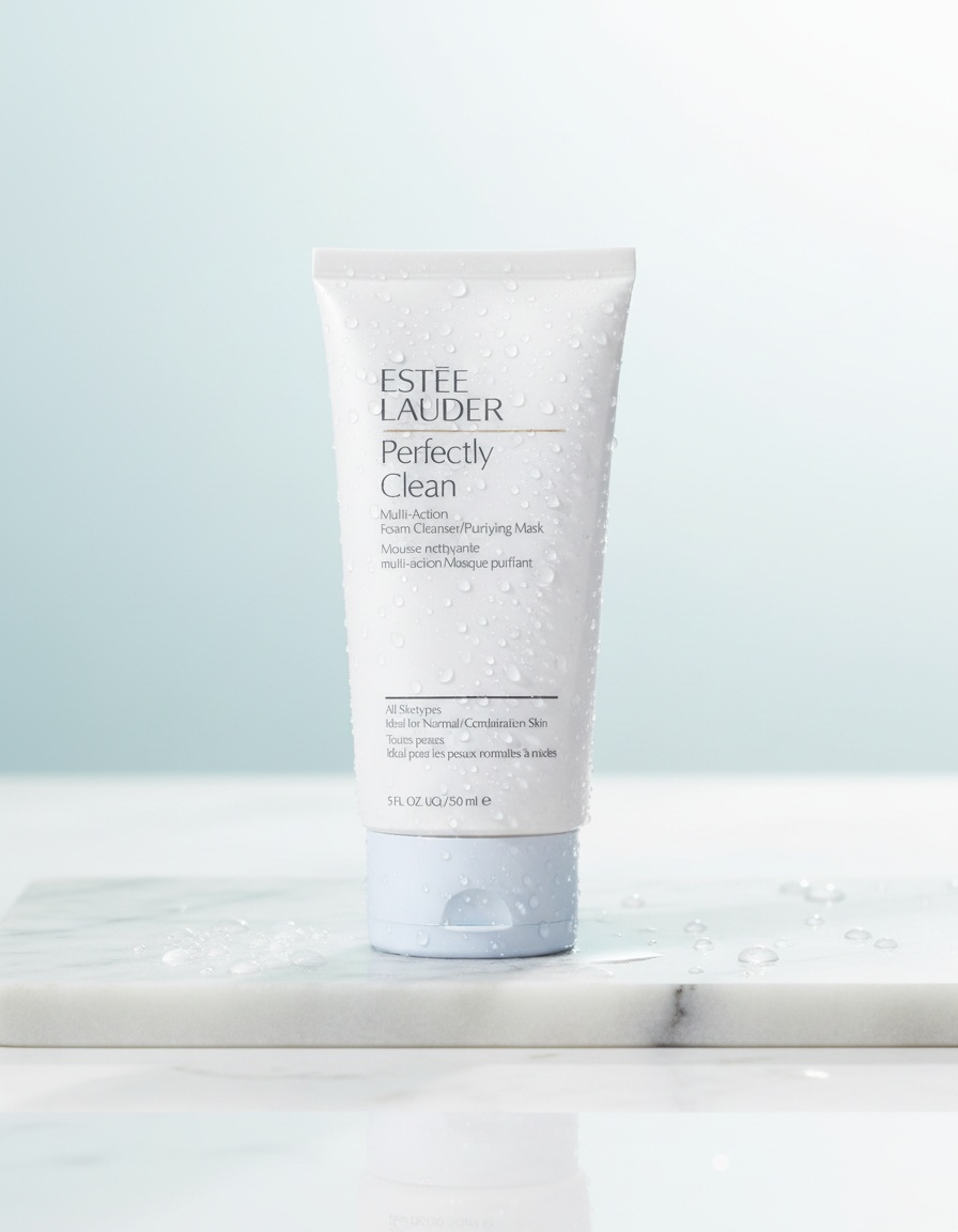 EstÉe Lauder Perfectly Clean Multi-Action Foam Cleanser/Purifying Mask 150 ml - Afbeelding 2