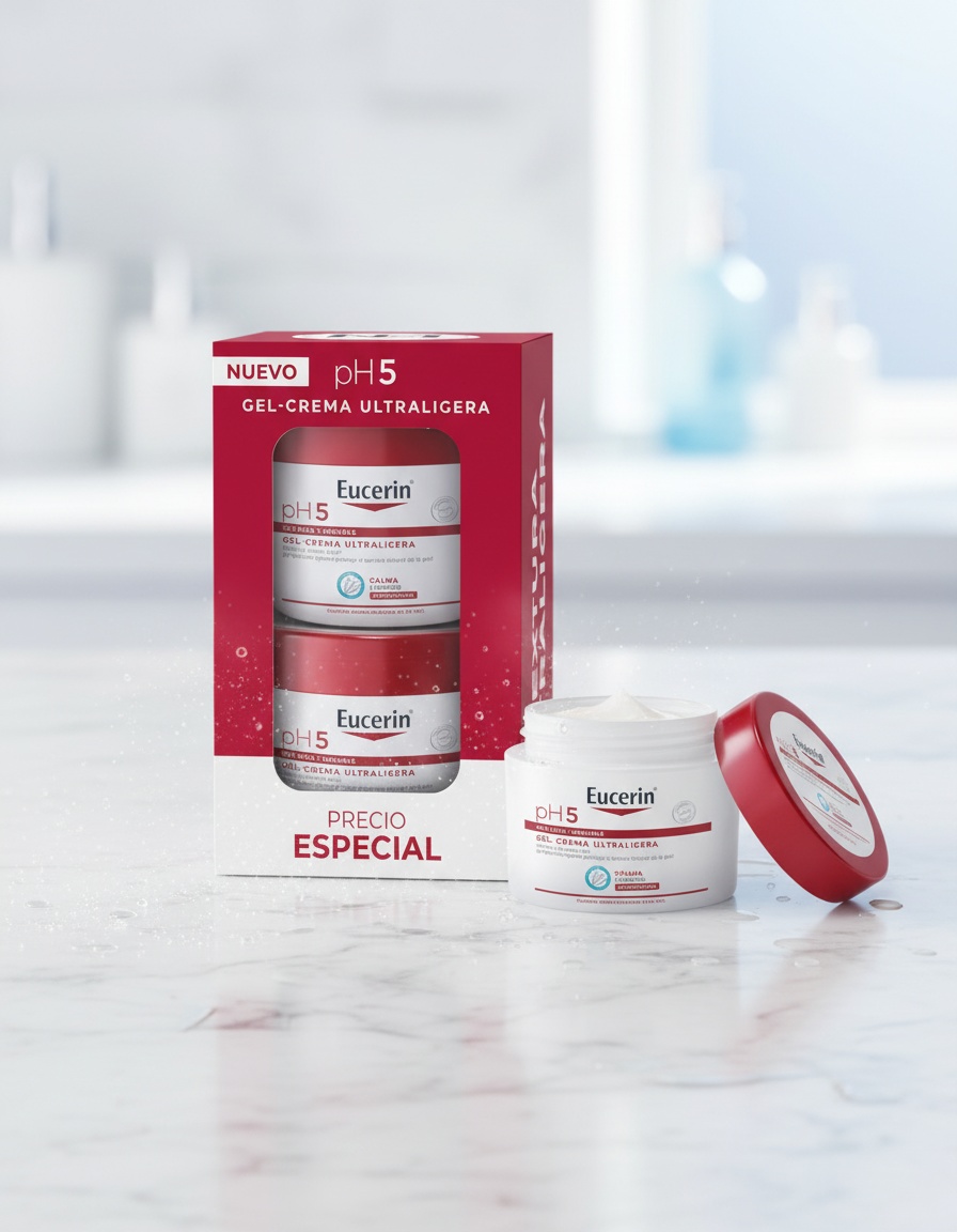 Eucerin PH5 ultralight gel-cream pack 2 x 350 ml - Afbeelding 2