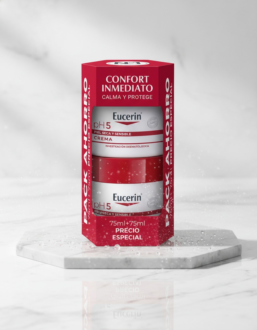 Eucerin PH5 sensitive skin cream pack 2 x 75 ml - Afbeelding 2