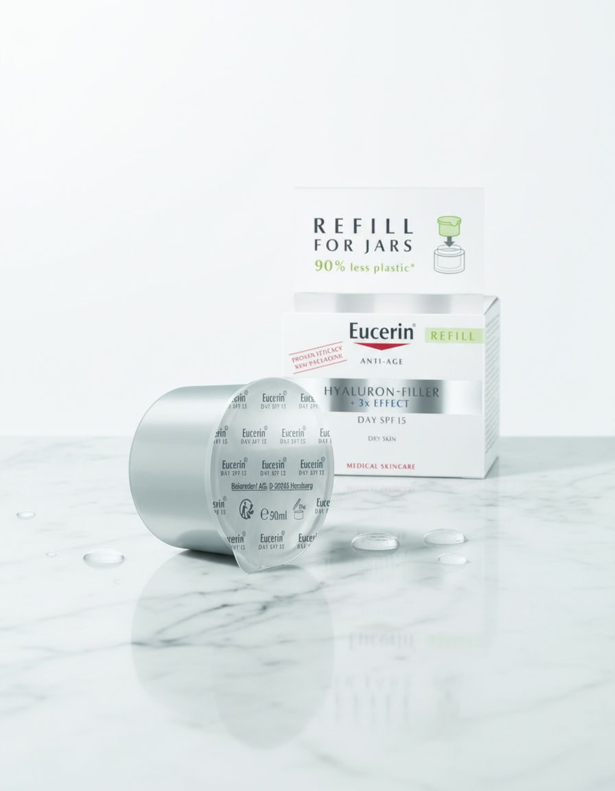 Eucerin HYALURON FILLER day dry skin SPF15 refill 50 ml - Afbeelding 2