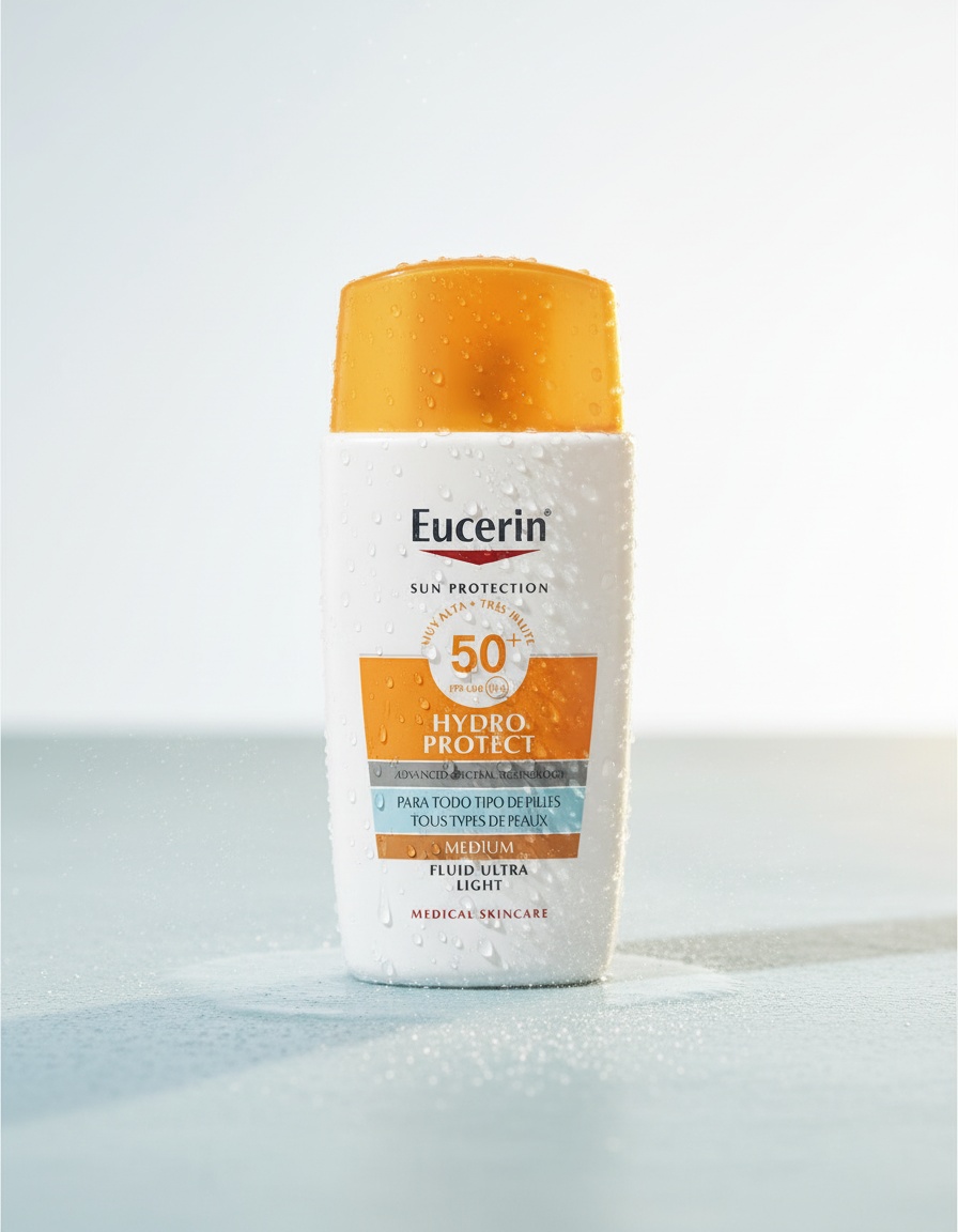 Eucerin SUN PROTECTION HYDRO PROTECT tinted fluid SPF50+ #Medium 50 ml - Afbeelding 2