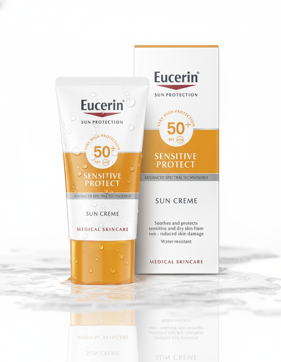 Eucerin SUN SENSITIVE PROTECT cream dry skin SPF50+ 50 ml - Afbeelding 2