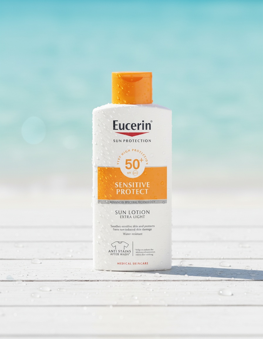 Eucerin SUN SENSITIVE PROTECT lotion extra light SPF50+ 400 ml - Afbeelding 2