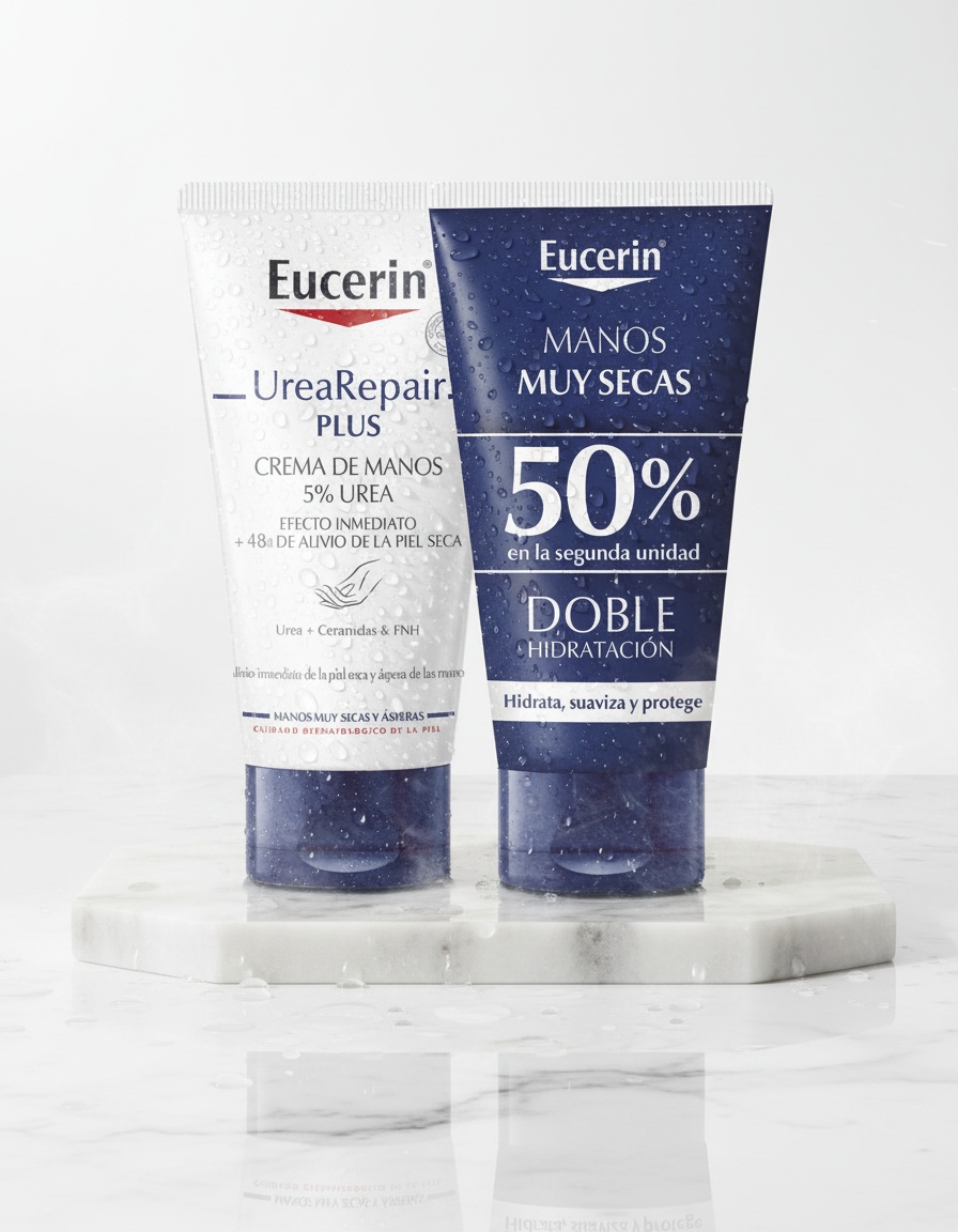 Eucerin UREAREPAIR PLUS HAND CREAM 5% UREA LOT 2 x 75 ml - Afbeelding 2