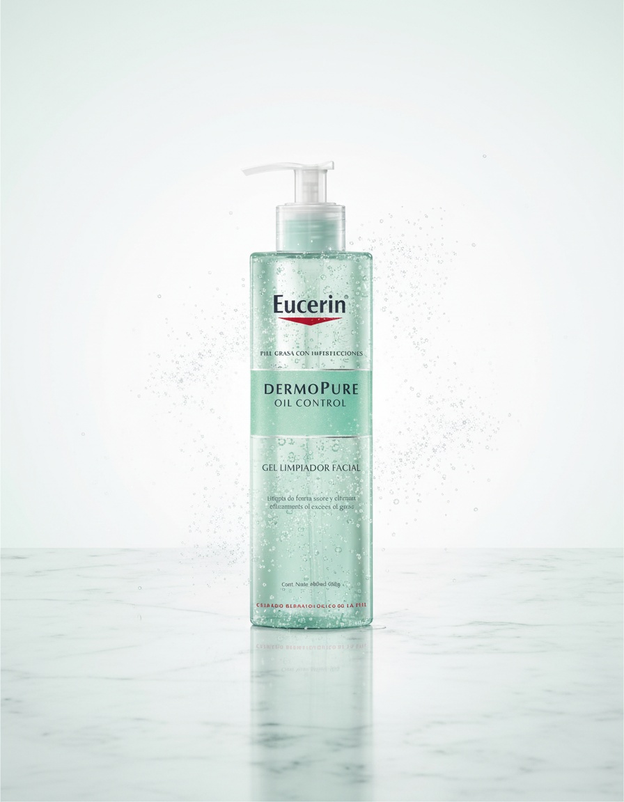 Eucerin DERMOPURE OIL CONTROL gel limpiador facial 400 ml - Afbeelding 2