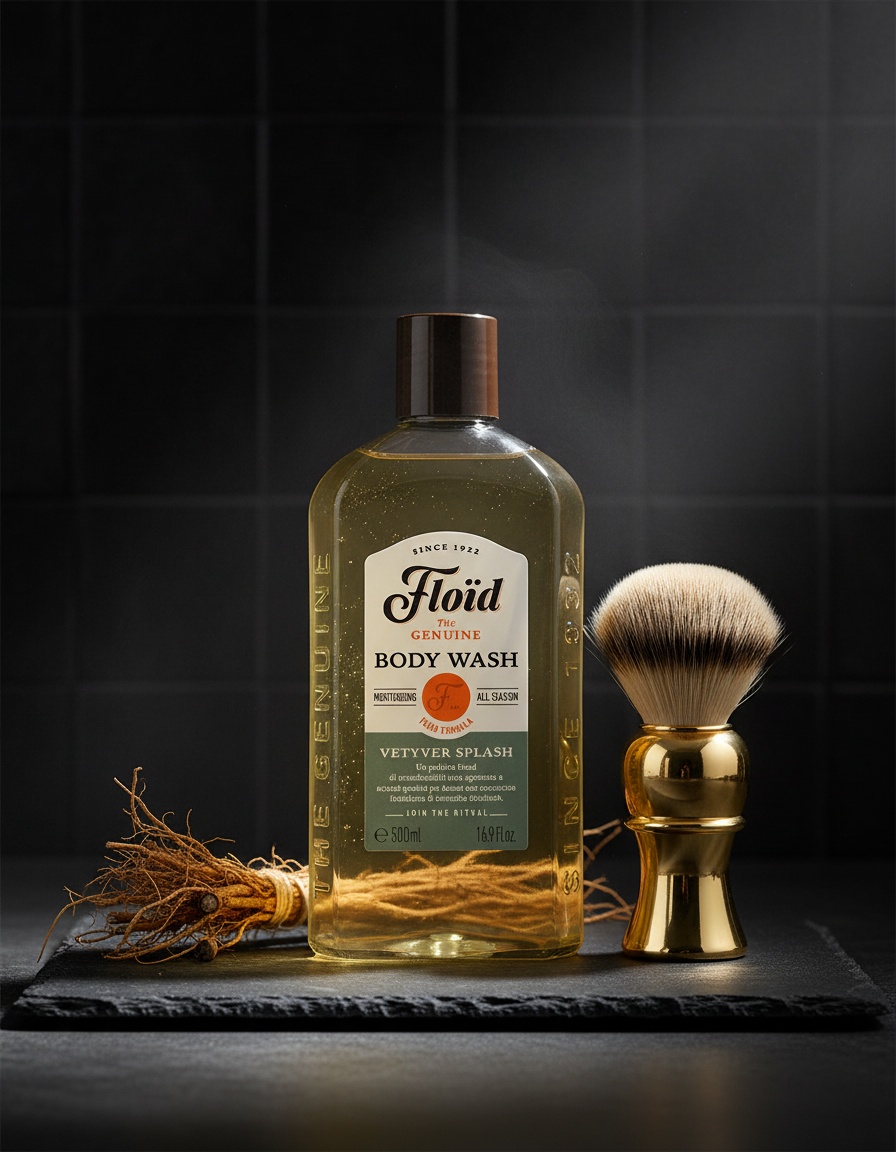 FLOÏD bath gel vetyver splash 500 ml - Afbeelding 2