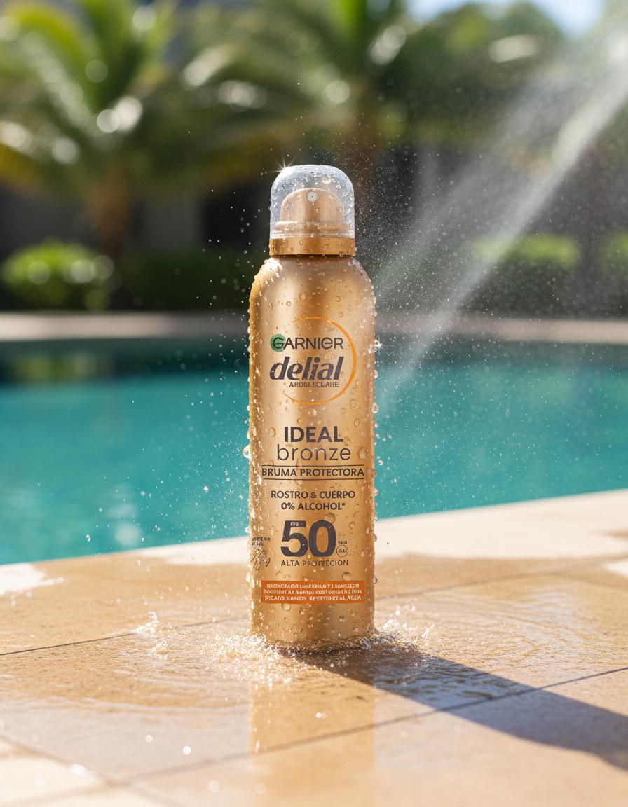 Garnier DELIAL IDEAL BRONZE protective mist SPF50 150 ml - Afbeelding 2