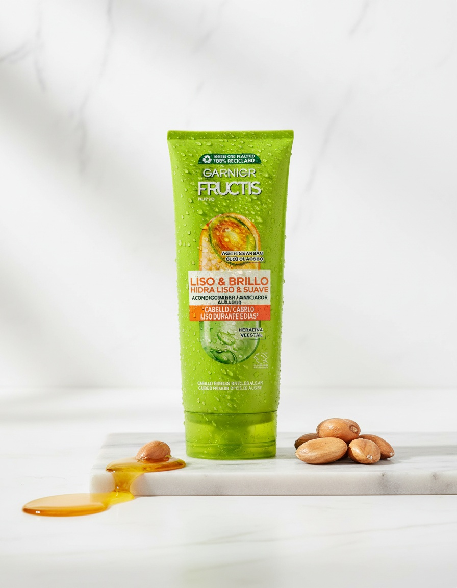 Garnier FRUCTIS LISO & SHINE conditioner 250 ml - Afbeelding 2