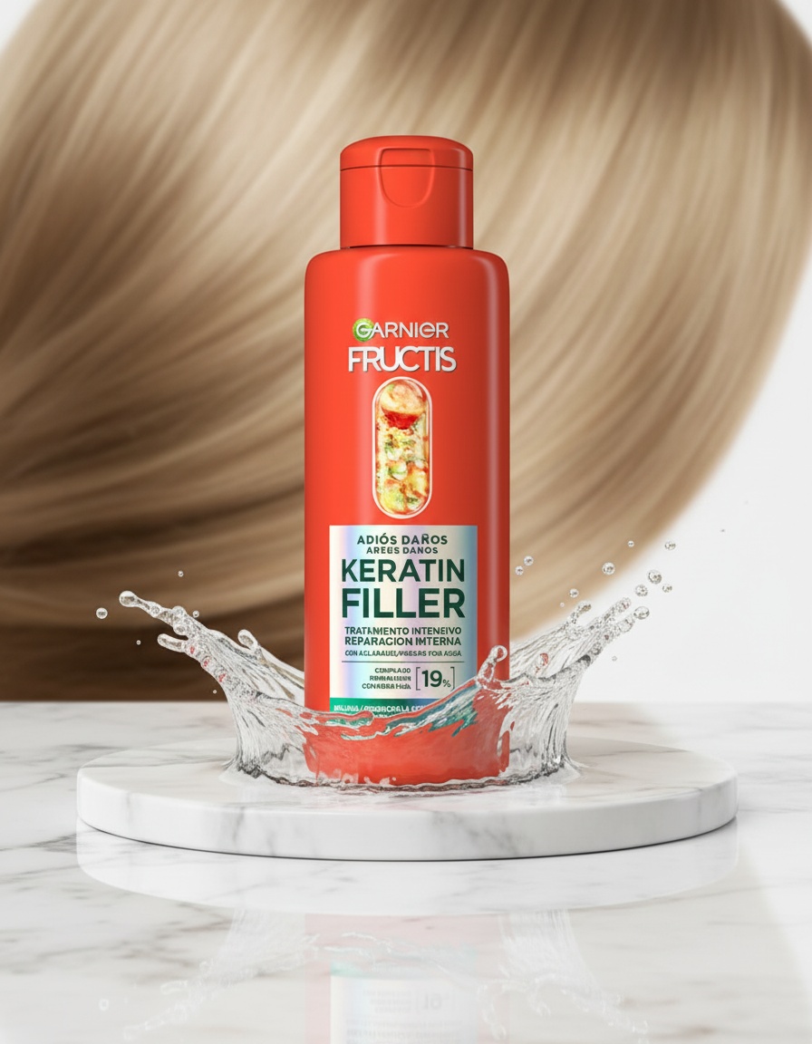 Garnier FRUCTIS GOODBYE DAMAGE KERATIN FILLER intensive repairer 200 ml - Afbeelding 2