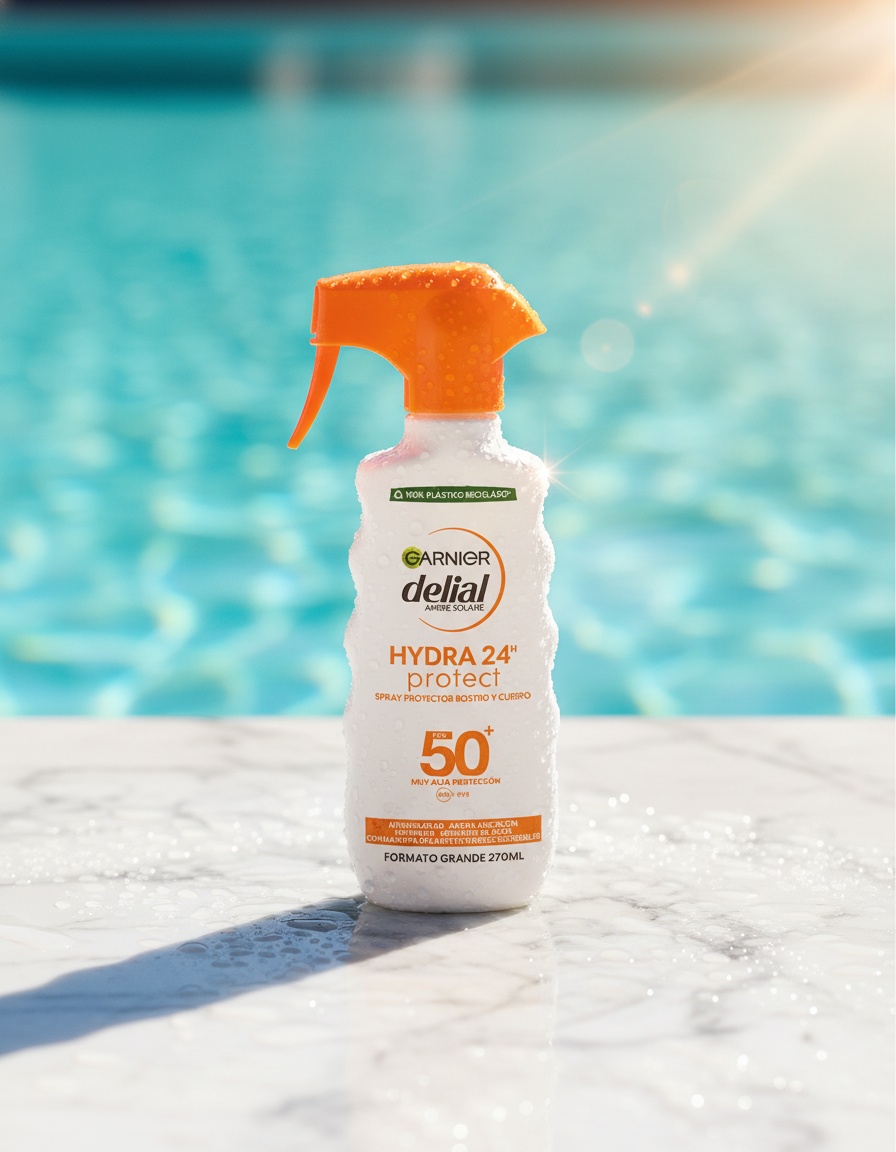 Garnier HYDRA 24 PROTECT face and body protective spray SPF50+ 270 ml - Afbeelding 2