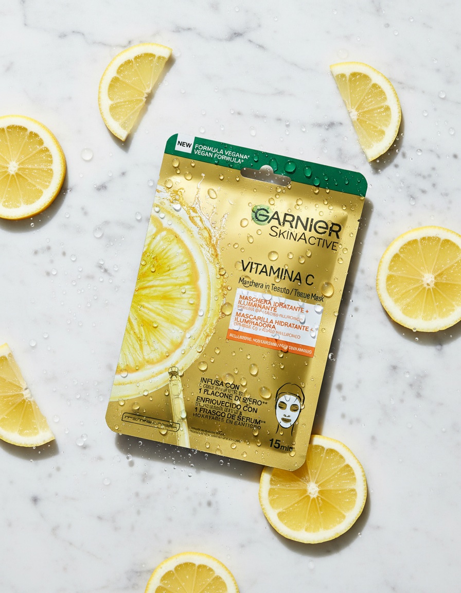 Garnier SKINACTIVE mascarilla vitamina c hidratante e iluminadora 1 u - Afbeelding 2