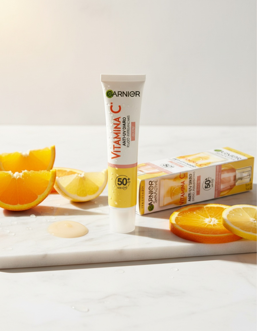 Garnier VITAMIN C anti-spot fluid SPF50+ #glow 40 ml - Afbeelding 2