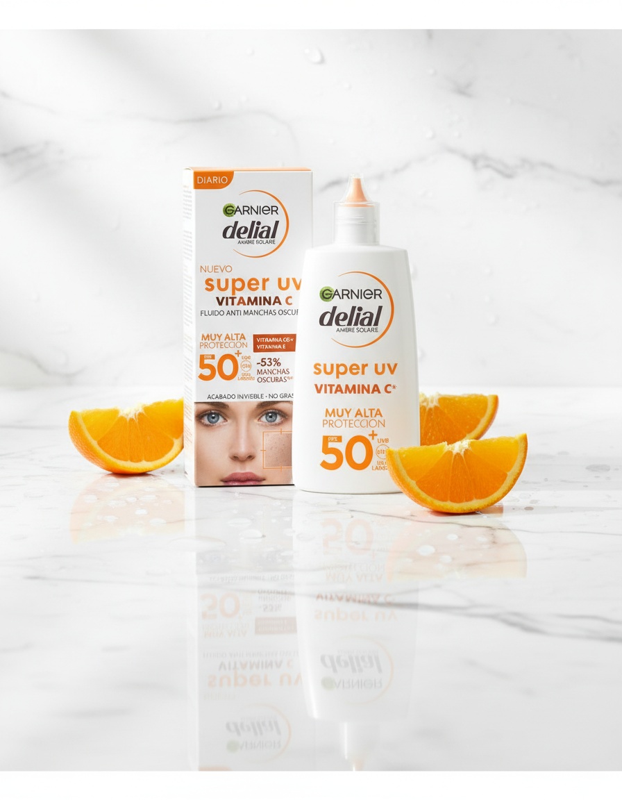 Garnier DELIAL SUPER UV vitamin C anti-stain SPF50+ 40 ml - Afbeelding 2