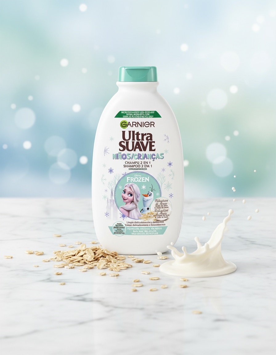 Garnier ULTRA GENTLE Oatmeal Shampoo + Conditioner for Kids 400ml - Afbeelding 2