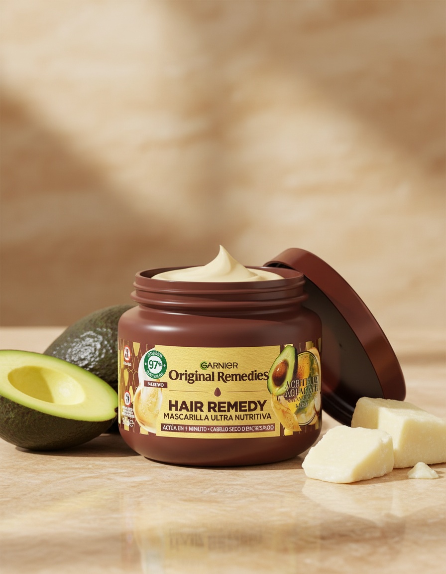 Garnier ORIGINAL REMEDIES avocado and shea mask 300 ml - Afbeelding 2