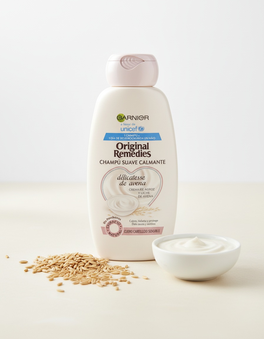 Garnier ORIGINAL REMEDIES delicatesse oatmeal shampoo 300 ml - Afbeelding 2