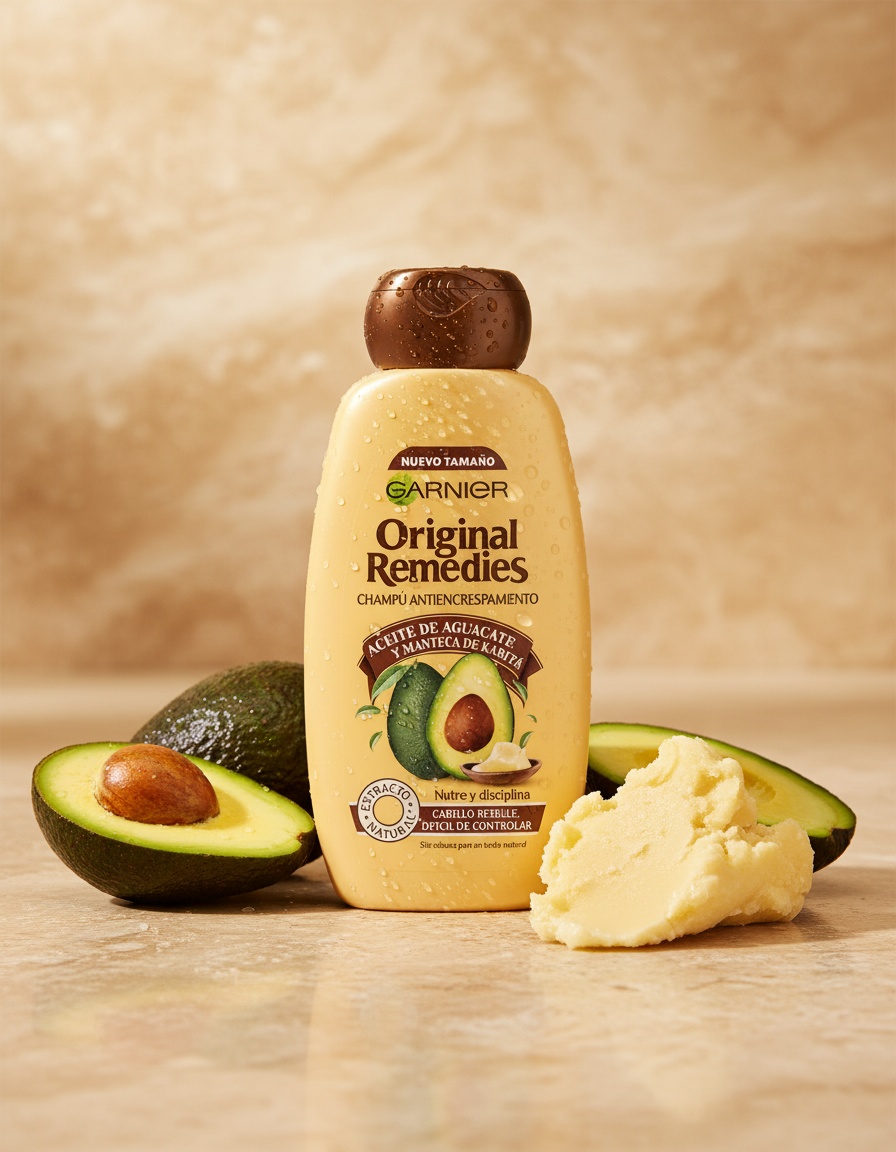Garnier ORIGINAL REMEDIES avocado and shea shampoo 300 ml - Afbeelding 2