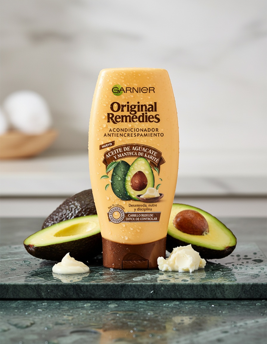 Garnier ORIGINAL REMEDIES avocado and shea conditioner 250 ml - Afbeelding 2