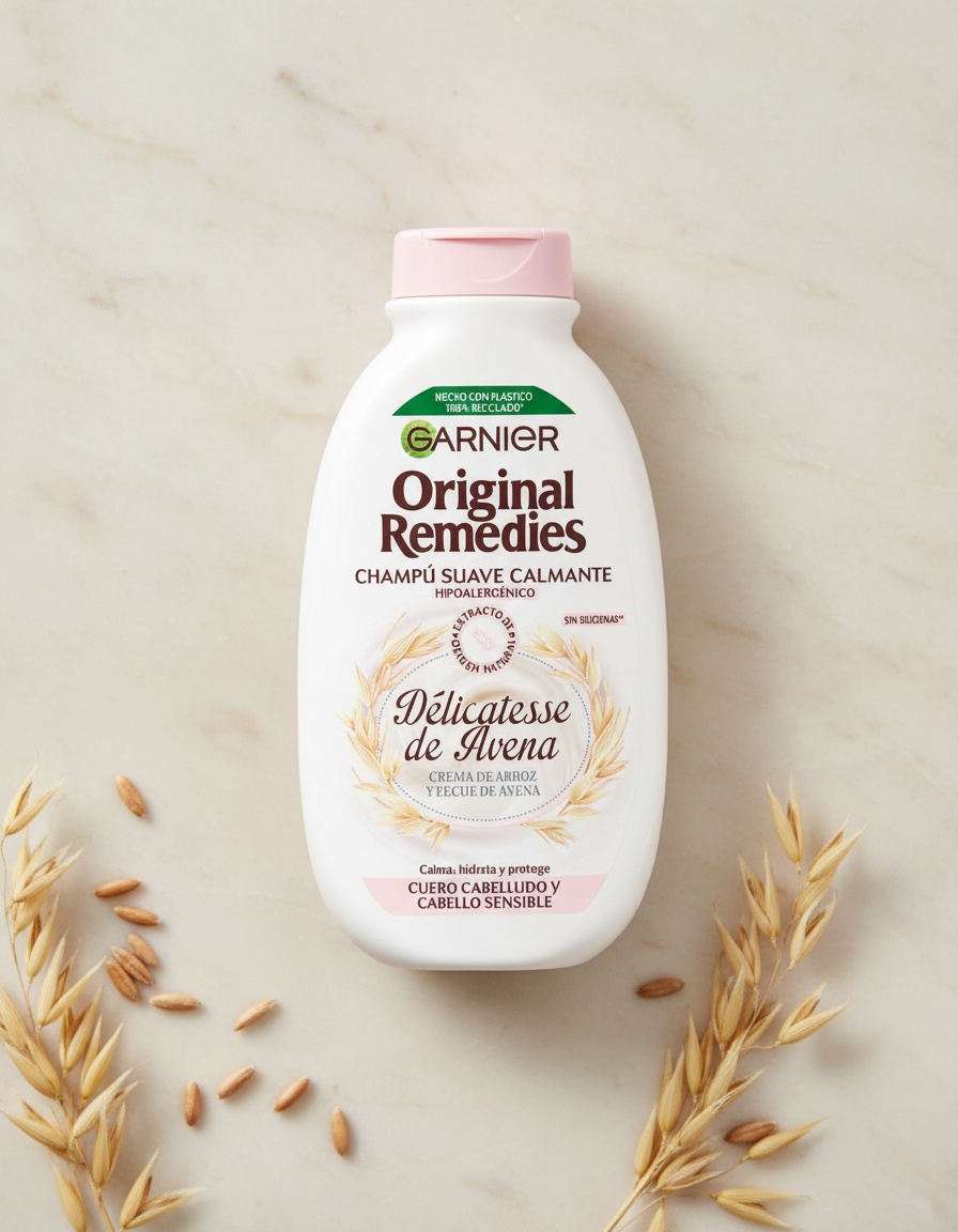 Garnier ORIGINAL REMEDIES delicatesse oatmeal shampoo 250 ml - Afbeelding 2