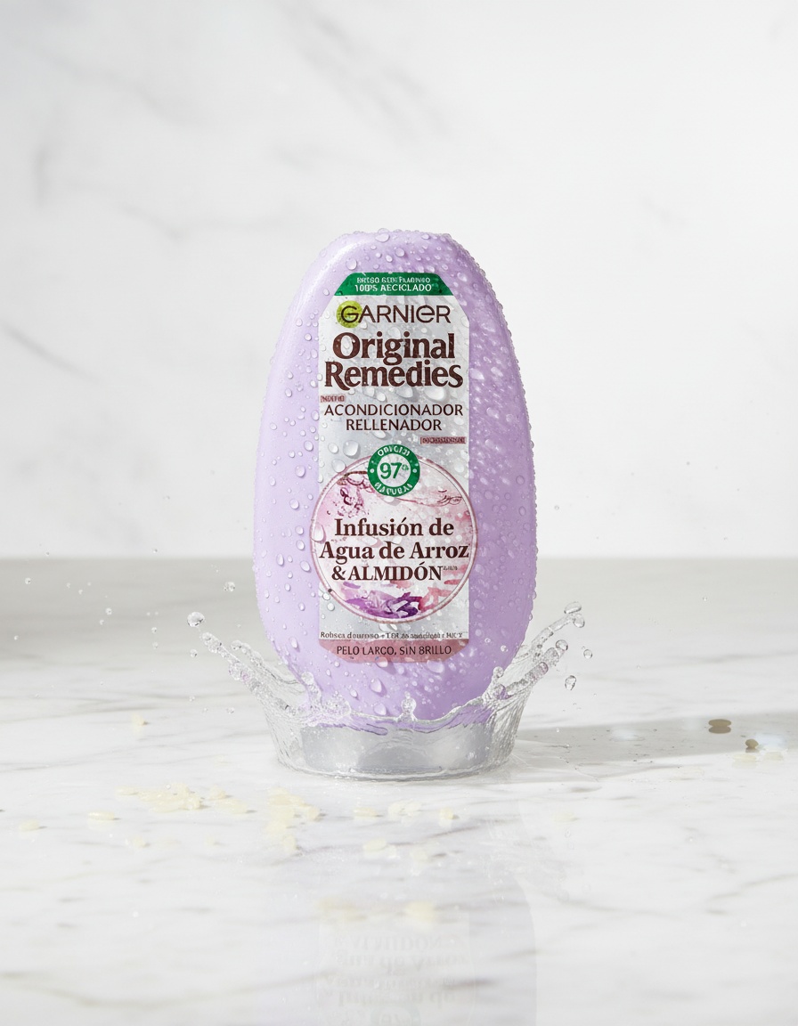 Garnier ORIGINAL REMEDIES rice water conditioner 250 ml - Afbeelding 2